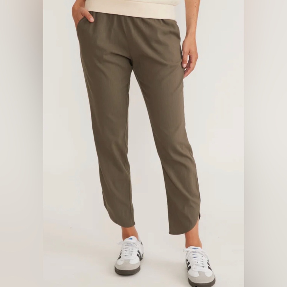 Marine Layer Olive Ankle Pants